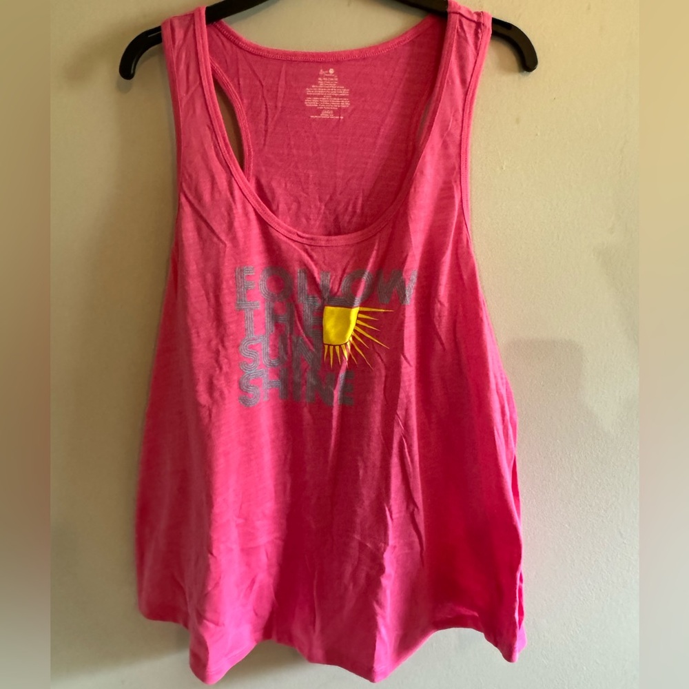 NWT Secret Treasures Pink Graphic Sleep Tank